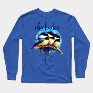 Chickadee Trio Long Sleeve T-Shirt